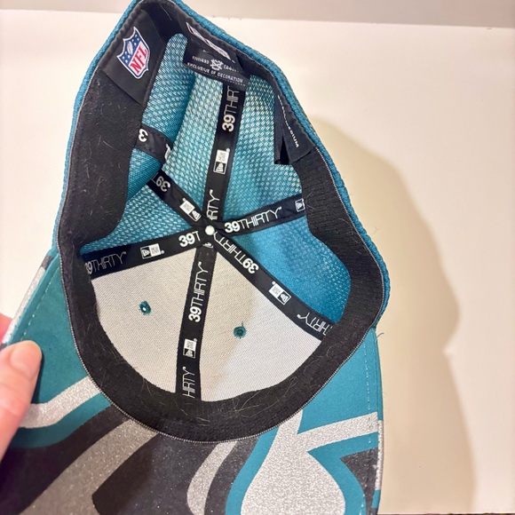 Philadelphia Eagles New Era Fitted Cap NFL Green Mesh Back NFL NFC Size S-M - Picture 4 of 6